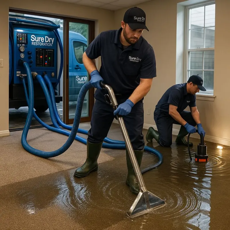 Water Extraction and Removal process in Columbia, TN